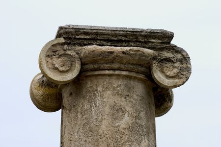 Ionic capitalの写真素材