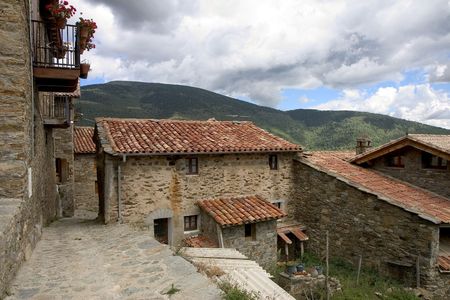 Village of Tregura de Dalt, Girona, Catalonia, Spain