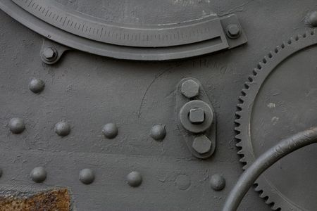 Detail of a cannon in Montjuic Castle, Barcelona, Catalonia, Spainの写真素材