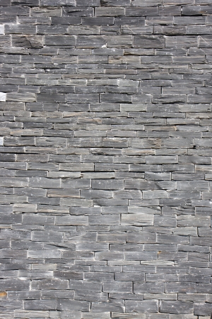 Vertical slate wall backgroundの写真素材