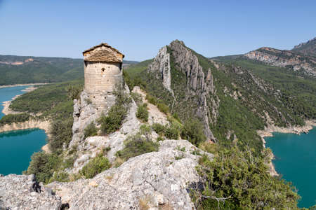 Mare de Deu de la Pertusa, Corsa  , Lleida,の写真素材