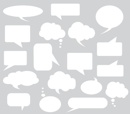 Bubble icon collectionのイラスト素材