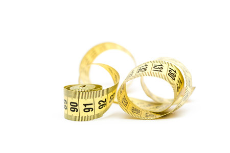 tape to measure body volumeの写真素材