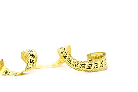 tape to measure body volumeの写真素材