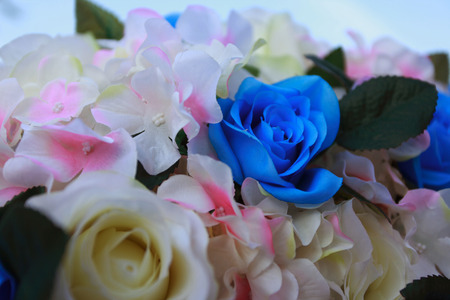 Roses made of paperの写真素材