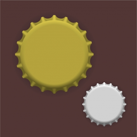 Bottle capsのイラスト素材