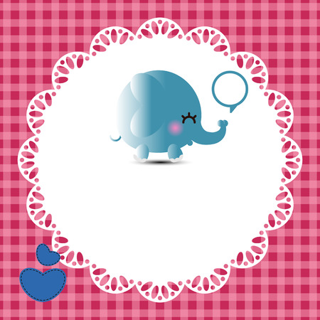 Cute baby shower designのイラスト素材