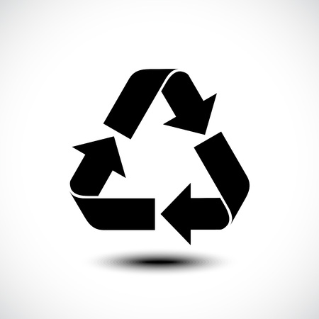 Recycle icon. Vector illustrationのイラスト素材