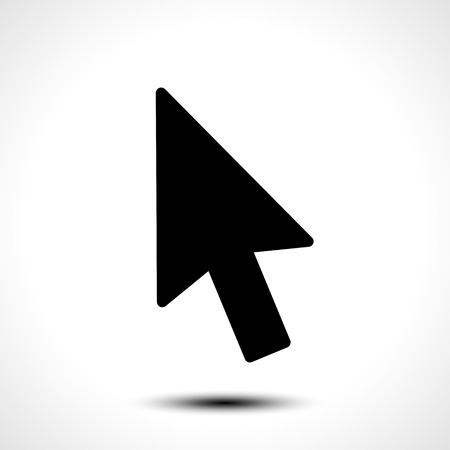 Mouse cursor sign icon. Pointer symbol. Vector illustrationのイラスト素材