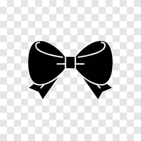 Ribbon bow icon. Vector illustration.のイラスト素材