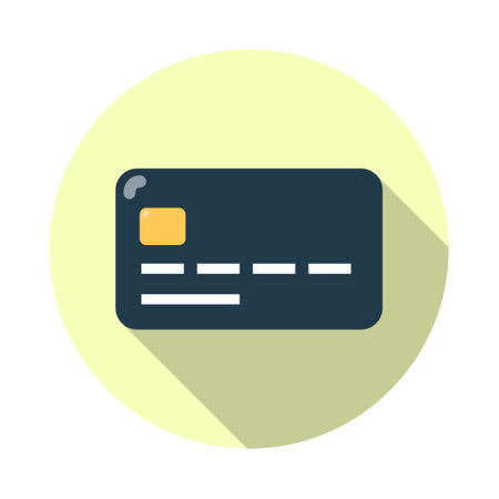 Bank card credit or debit finance icon . Vector illustration.のイラスト素材