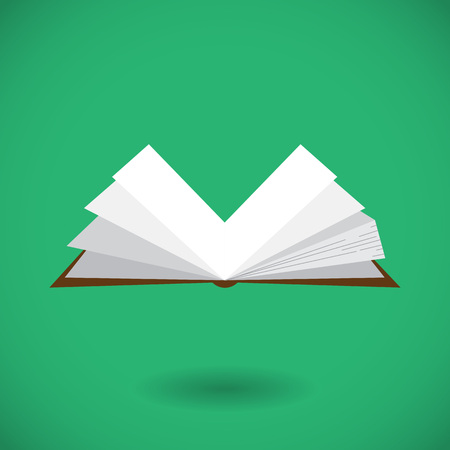 Open book icon. Vector illustrationのイラスト素材