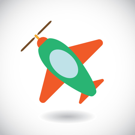 Cartoon airplane Vector illustrationのイラスト素材