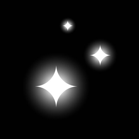 Shine icon. Vector illustrationのイラスト素材