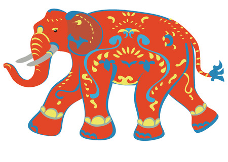 Indian elephantのイラスト素材
