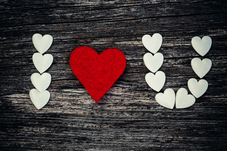 Valentine day backgroundの写真素材