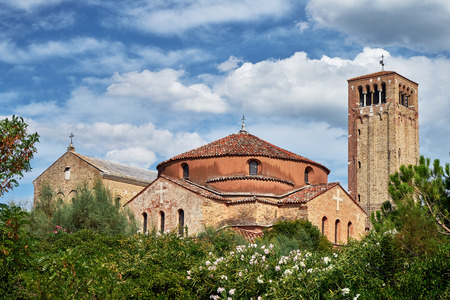 Church of Santa Fosca in Torcello island. Italy, Venice