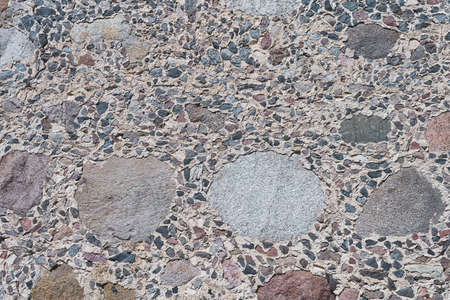 Old cobblestone wall. Perfect grunge background.