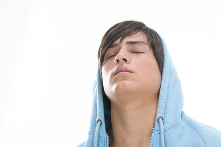 young men sufferingの写真素材