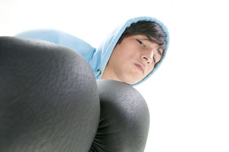 young men withの写真素材