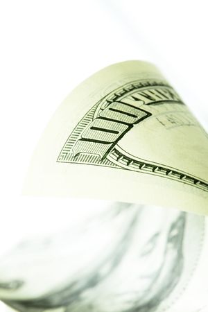 one hundred dollar billの写真素材