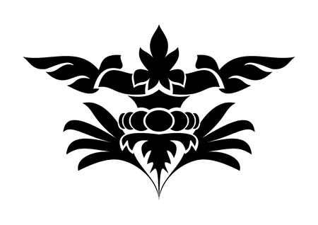 floral design element - vector illustrationのイラスト素材