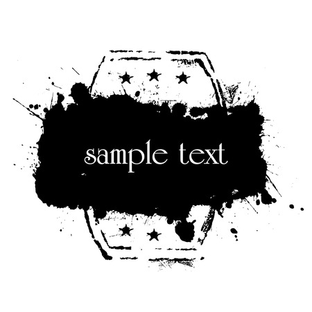 abstract grunge background made from splashes - illustrationのイラスト素材