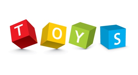 illustration of toy blocksのイラスト素材
