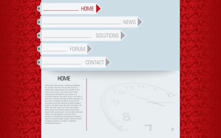 website template in editable format - illustrationのイラスト素材