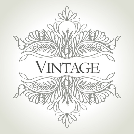 vintage frame design - vector illustrationのイラスト素材