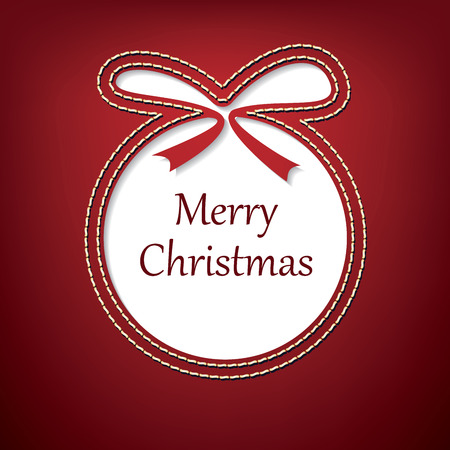 Christmas postcard design illustrationのイラスト素材