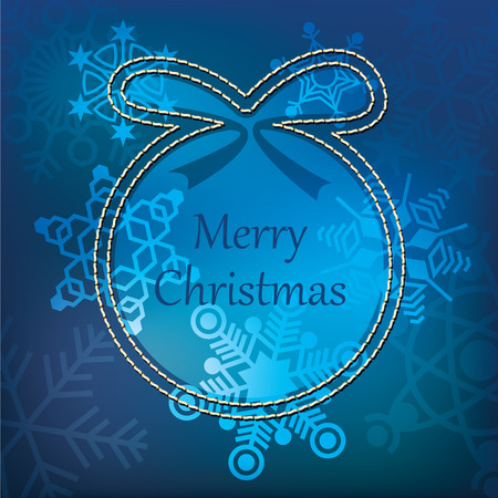 Christmas postcard design - vector illustrationのイラスト素材