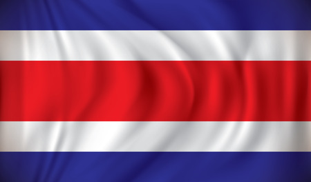 Flag of Costa Rica - vector illustrationのイラスト素材