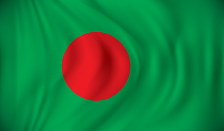 Flag of Bangladesh - vector illustrationのイラスト素材