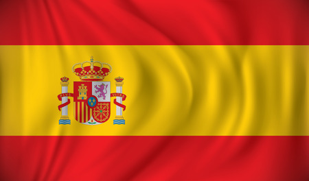 Flag of Spain - vector illustrationのイラスト素材