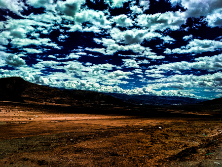hill viewの写真素材