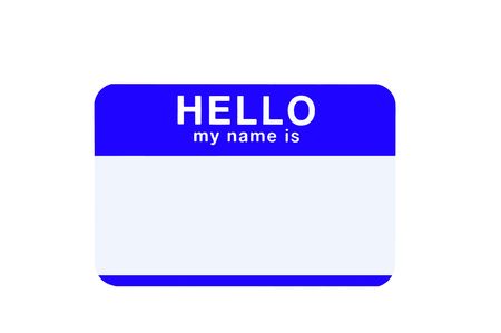 Name Tagの写真素材