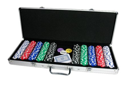 Carrying Case for Poker Chips and Playing Cardsのeditorial素材