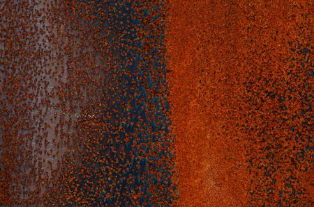 Rusty metal surface of big plate at industrial area