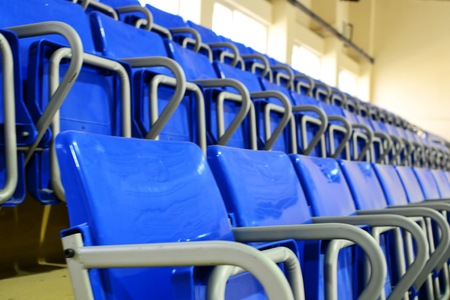Stadium seats.の写真素材