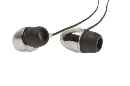 headphones isolatedの写真素材