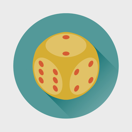 Dice Cube icon.のイラスト素材