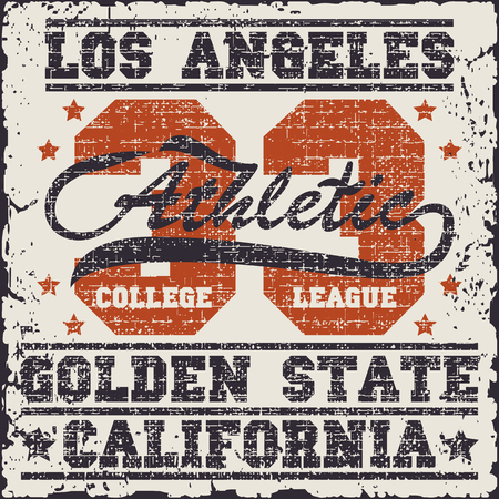 T-shirt graphicsのイラスト素材