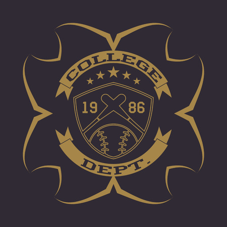 T-shirt graphicsのイラスト素材