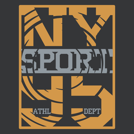 T-shirt graphicsのイラスト素材