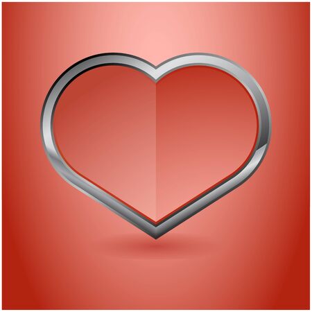 Heart icon design template. Universal icon. Valentines day love sign. Cardiology Medical. Modern design, dynamic image, vector illustration.のイラスト素材