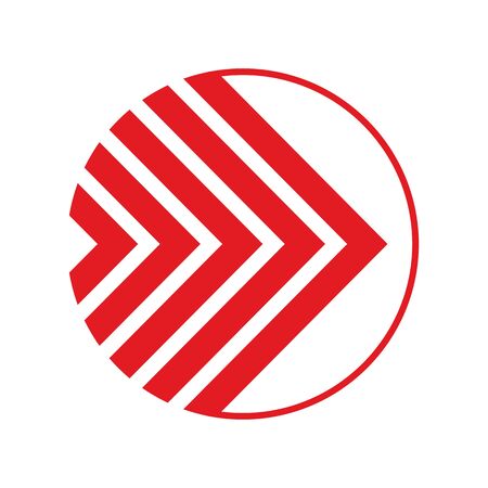 Arrow Icon in trendy flat style. Arrow symbol for your web site design, app, UI. Vector illustration.のイラスト素材