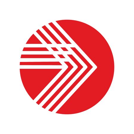 Arrow Icon in trendy flat style. Arrow symbol for your web site design, app, UI. Vector illustration.のイラスト素材