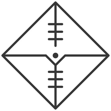 Sights for a sniper rifle. Targets destination. Cursor, label, apple, front sight. Vector image.のイラスト素材