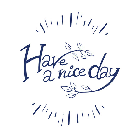 Hand drawn lettering for cards, prints and social media content. Motivation concept design for spring greeting cardのイラスト素材